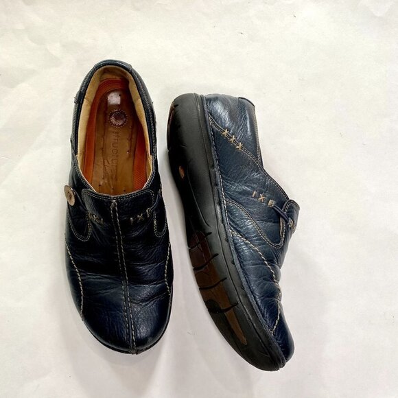 Clarks Un.Loop Unstructured Leather Slip On Shoes 9.5 - Picture 10 of 10